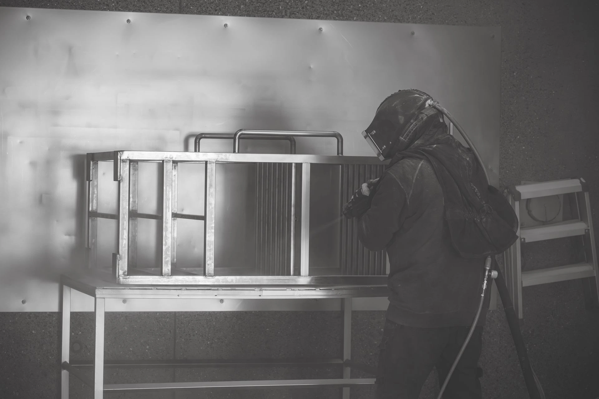 Inox constructie op maat voor industriële toepassing